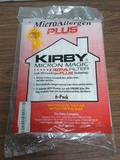 Kirby Micron Magic Hepa Filter Micro Allergen Plus 6 Pack Vacuum Bags Universal