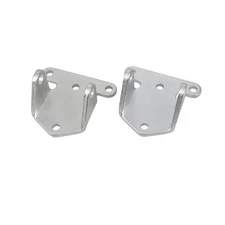 TSP Motor Mount Set 81105; Solid, Zinc Plated .250 in. Steel for SBC, BBC