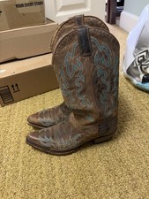 Blue and Brown Boot Barn Boots