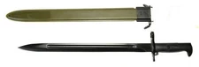 M1 Garand Bayonet with Scabbard  15.5" Blade