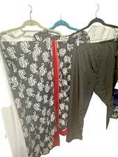 INDIAN DESIGNER BEAUTIFUL KURTI PANT SET w/ Scarf WEAR SALWAR KAMEEZ SET SUIT