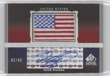 2012 SP Signature Edition Pride of a Nation /99 Mike Piazza #PN-MP Auto HOF