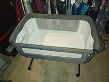 Mika Micky MM08000 Bedside Sleeper Portable Crib - Grey