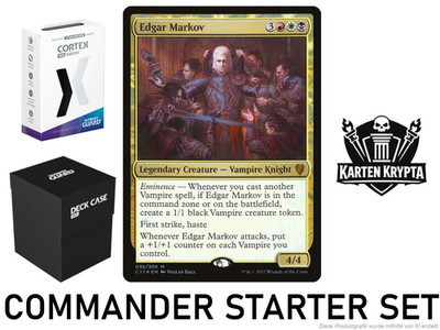 MTG Commander Deck I Edgar Markov I EDH I Ready to play I 100 Cards I Englisch