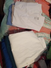 LOT: Women's Scrubs, 5 Pants  5 Tops Cherokee  Grey Ant. No Matches Size XS-S