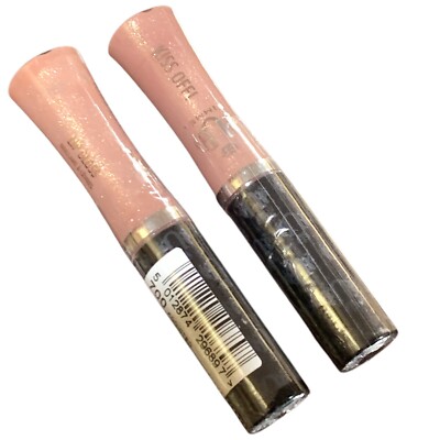 2X  Rimmel London Kiss Off! Lip Gloss - 700 Addicted Discontinued