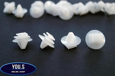 10x Universal Zierleisten Befestigung Clips für Citroen Peugeot Renault 8565.40
