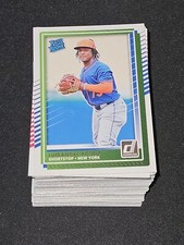 2025 Donruss Baseball Complete Base Veterans & Rookies Set 100 Cards Wood 1-100