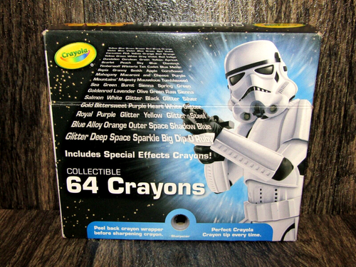 Crayola Star Wars Storm Trooper Collectible 64 Crayons Limited Edition Disney - Picture 2 of 13