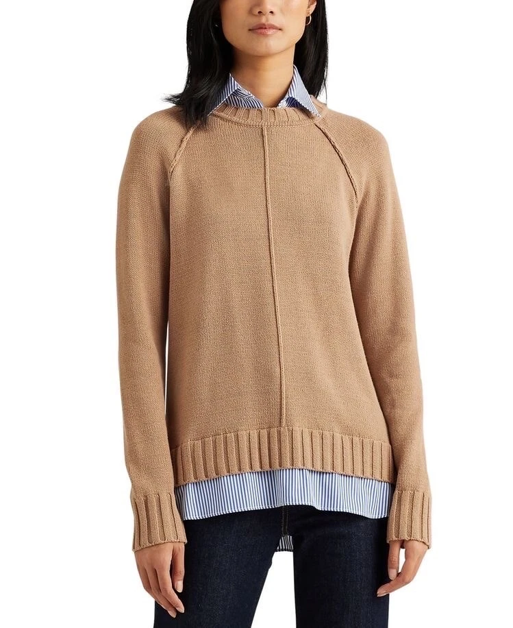 Ralph lauren layered best sale sweater