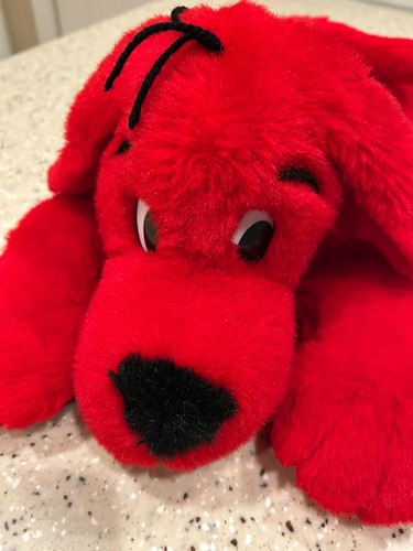 1997 Vintage 20" Clifford The Big Red Dog, Large Plush, Scholastic Side Kicks - Picture 2 of 9