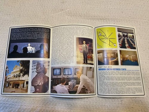 Vintage Brochure Look Behind the Scenes Walt Disney's Great Moments Mr. Lincoln - Picture 3 of 3
