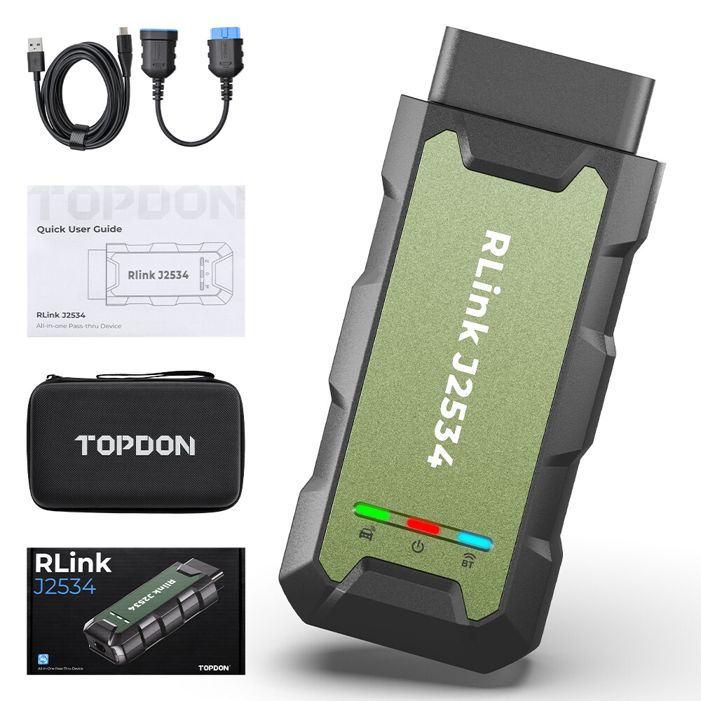 NEW💥 TOPDON RLink J2534 OBD2 Scanner J2534 Programming Car Diagnostic Tool UK
