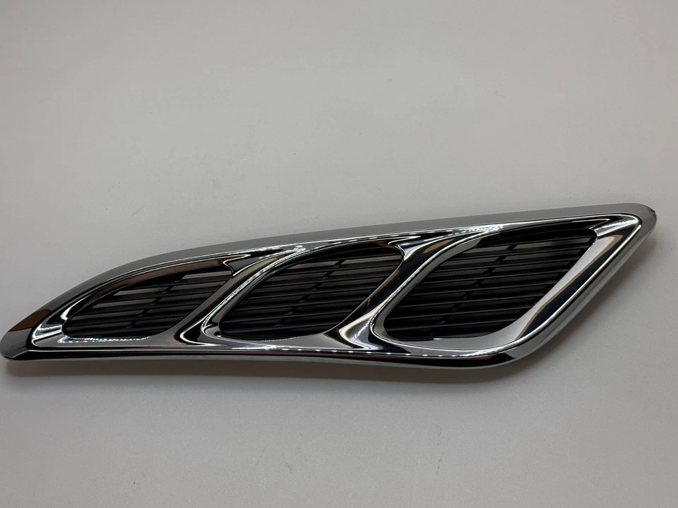 OEM 2011-2017 Infiniti QX56 delantero izquierdo guardabarros lado del conductor moldura de ventilación cromada Foto 4 de 4