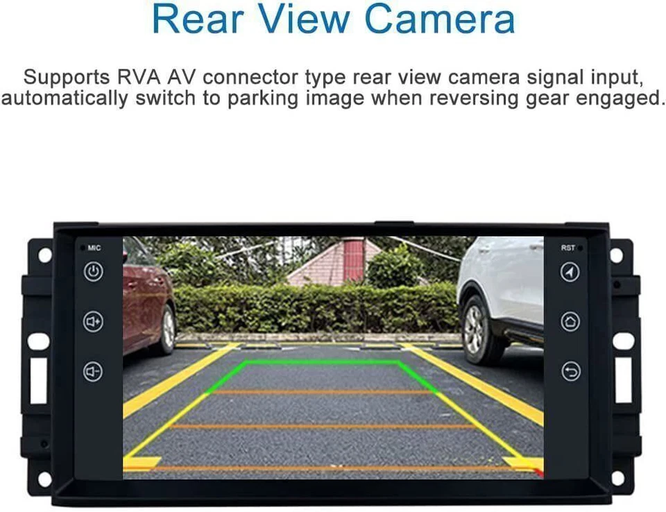 For 2008 2009 2010 Chrysler Town & Country Car Apple CarPlay Navigation Radio Bt Foto 4 de 4