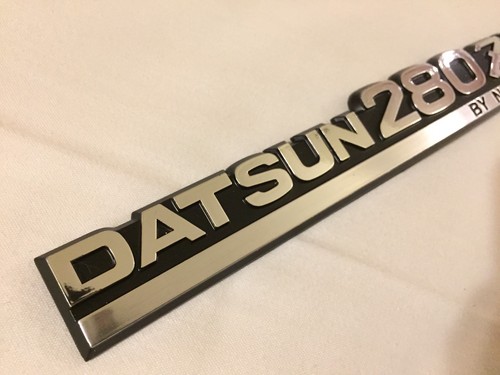 x1 New Vintage Style DATSUN 280ZX Emblem Replaces OEM Z Series 240Z 260Z - Picture 9 of 9