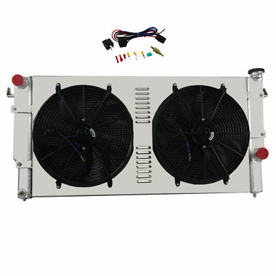 Aluminum Radiator+Shroud Fan For 94-02 95 Dodge Ram 2500 3500 5.9L L6  Diesel,MT