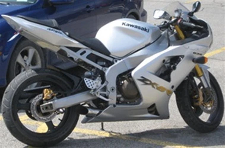 ESCAPE DESLIZABLE 03-04 Kawasaki ZX6 636 ZX 600 ZZR 600 acero inoxidable pulido EE. UU. Foto 3 de 3