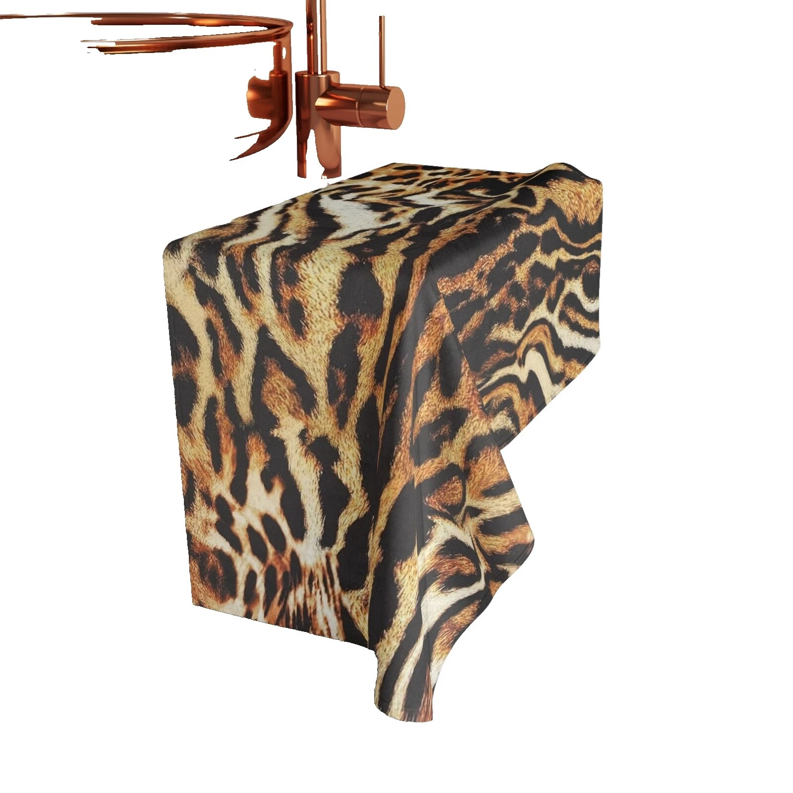 Animal Print Bathroom Bath Hand Towels