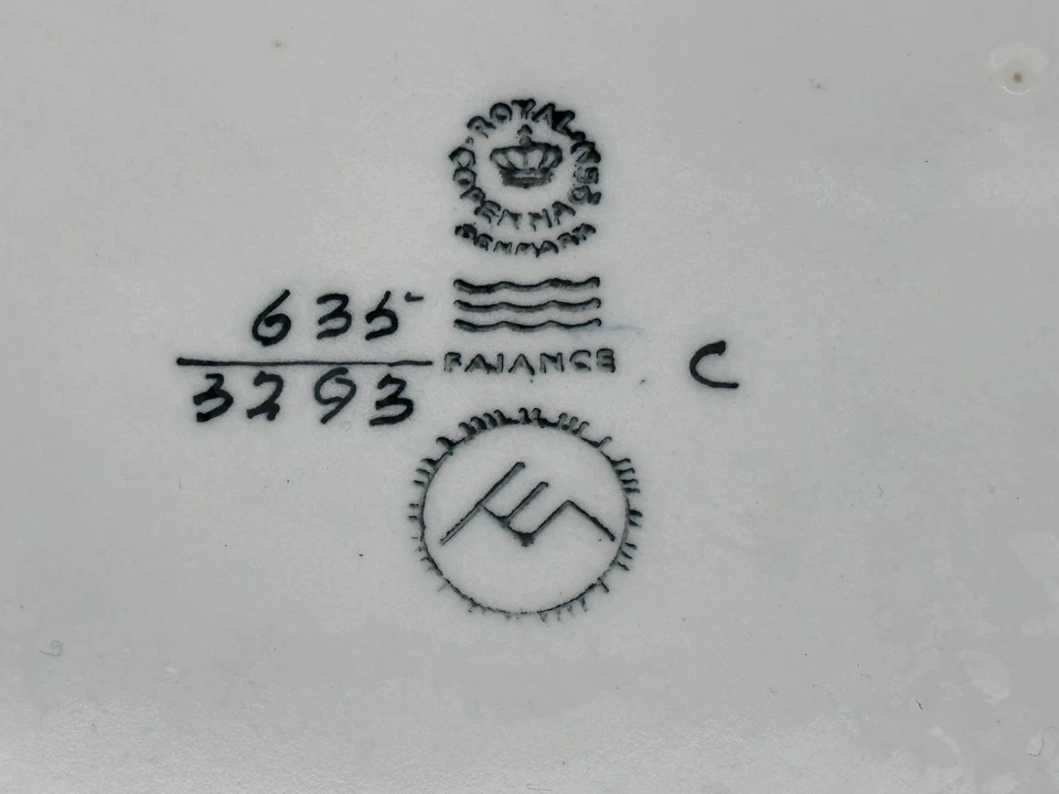 Royal Copenhagen - Center piece bowl - Ø33cm - Image 4 of 4