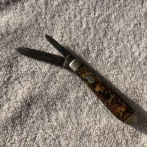 1898-1920 Schatt & Morgan CURTAIN & CLARK CCC Rare Pocket Knife Double Blade - Picture 1 of 22