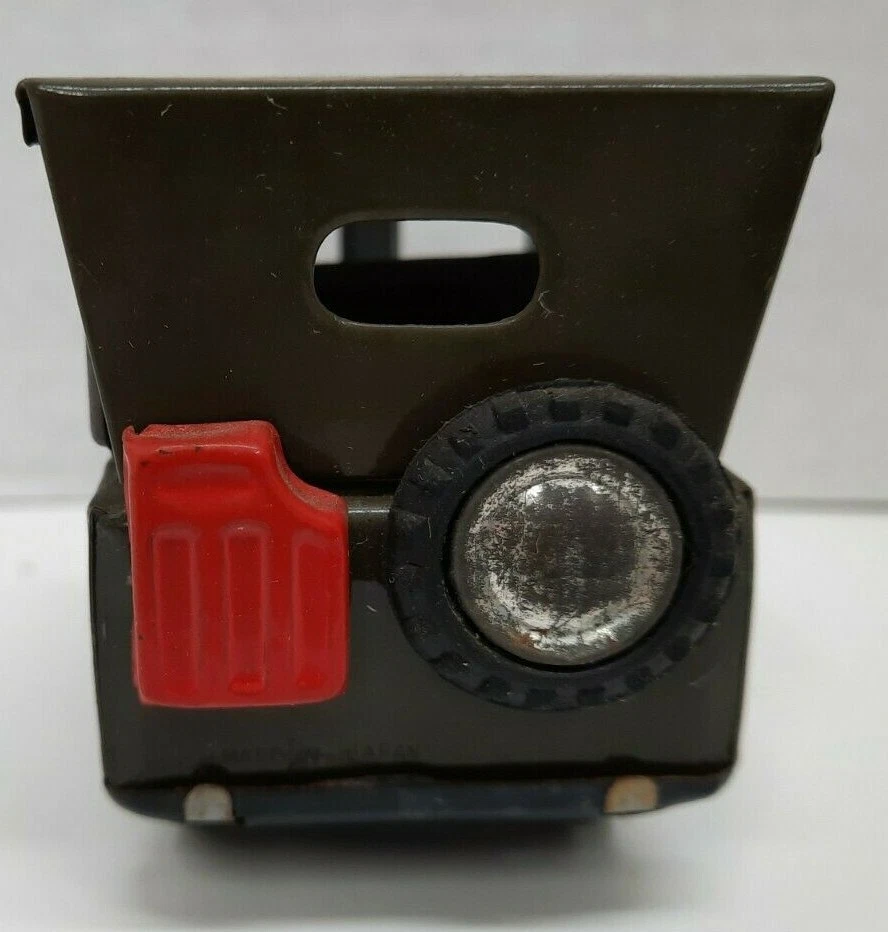 Jeep Army Force Friction Funcionamiento Estaño Verde Ejército 4" x 21/2""   Foto 3 de 4