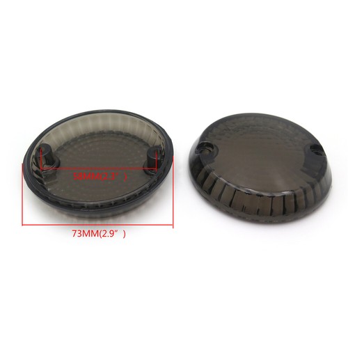 HongK Yamaha Warrior V-Star 950/1300/T Stryker Roadliner Smoke Turn Signal Lens - Picture 3 of 7