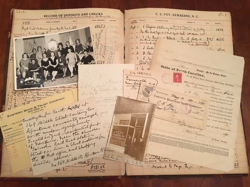 1926-1930 New Bern NORTH CAROLINA Store Ledger FOY Family, Bristol Plantation NC - Afbeelding 1 van 9