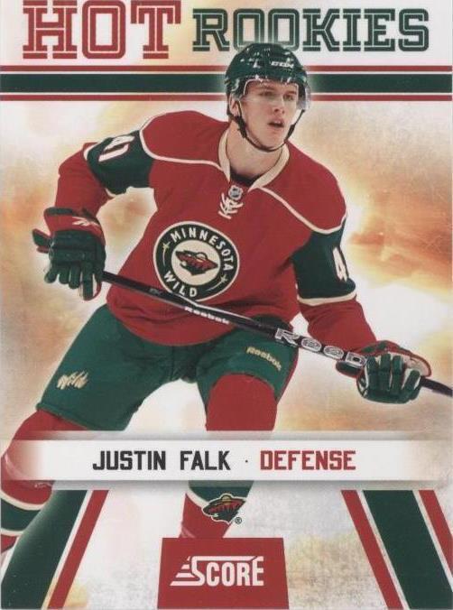 2010-11 Score - Justin Falk #521 - 1 of 1