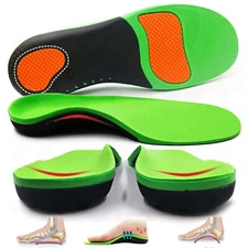 Kids Orthotic Arch Support Shoe Insoles Plantar Fasciitis Cushioning Athletic US