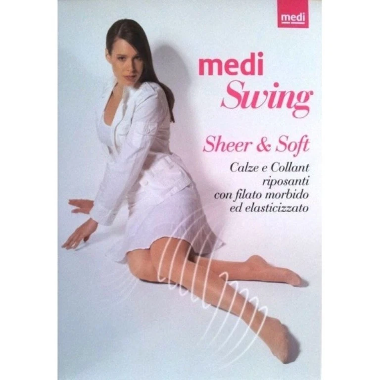 CALZE ELASTICHE COLLANT MEDI SHEER & SOFT 140 den 18 mmhg COLORE PLAYA MISURA 2 - Immagine 2 di 2
