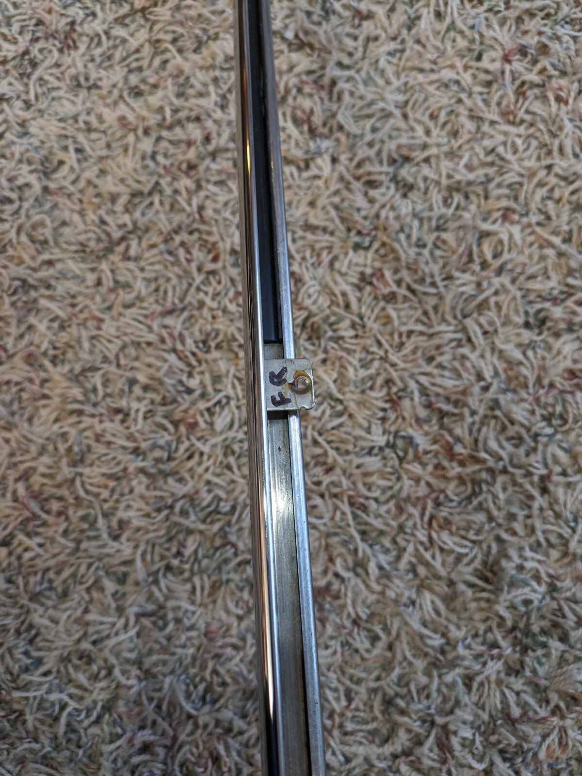 chrome strip window molding door front right Bentley CONTINENTAL FLYING SPUR oem