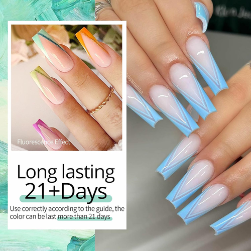 7ML Smalto Semipermanente Gel Unghie Kit Shellac, Smalto Gel per Unghie Pastel N - Foto 3 di 12