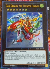 Yugioh! - Gaia Dragon, the Thunder Charger - BLLR-EN065 - Ultra Rare - 1st Edit