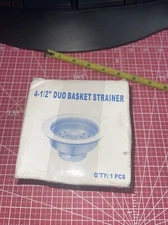 Unbranded 4 1/2 Stainless Steel J-6 Duo Basket Drain Sink Strainer SS J6 4.5"