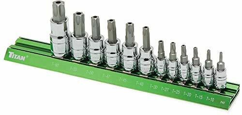 Titan 16121 12-Piece Tamper-Resistant Torx Bit Socket Set | eBay