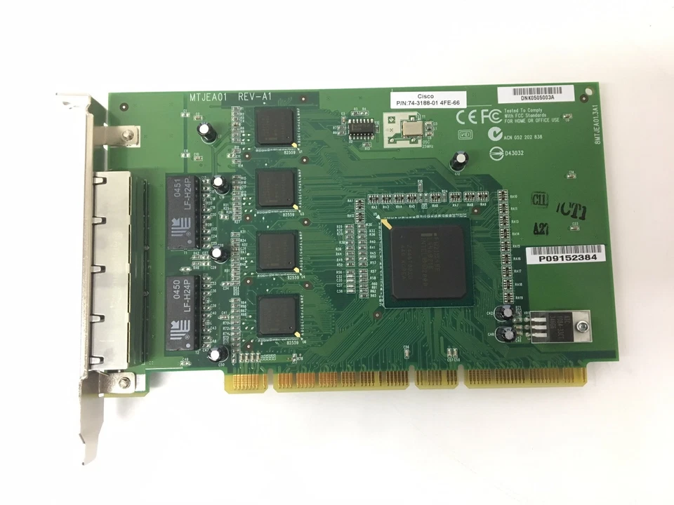 Placa Fast Ethernet Cisco PIX 4 Portas 10/100 74-3188-01 4FE-66 (MTJEA01) *USADA* - Imagem 2 de 4