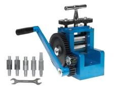 3" (76mm) Combination Rolling Mill with 7 Rollers Jewelry Design Tool