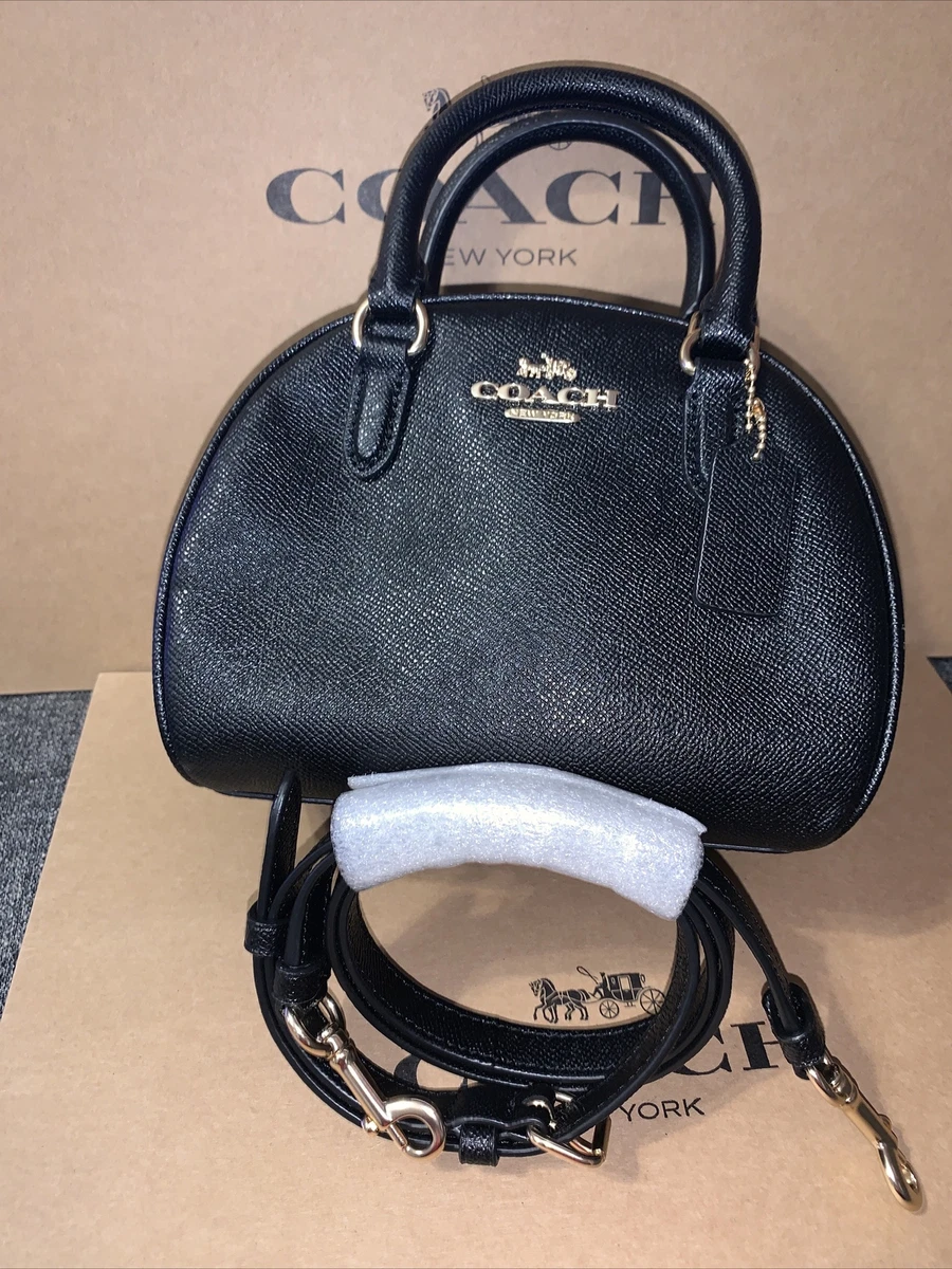 Coach black satchel crossbody Clearance
