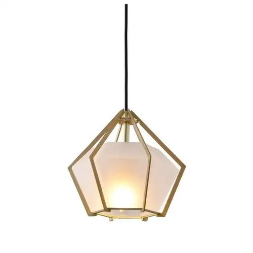 Canada 1 Light 8 inch Gold Pendant Ceiling Light - Picture 2 of 6