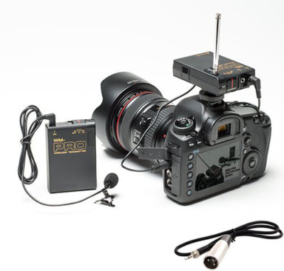 Pro EA50M WLM XLR M wireless lavalier mic fo Sony NEX EA50UH FS100U better sound