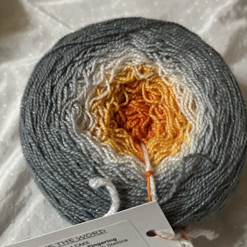 June Pryce handgefärbte Merinowollmischung Garn Finger mehrfarbig funkelnd 510 Yds - Bild 4 von 5