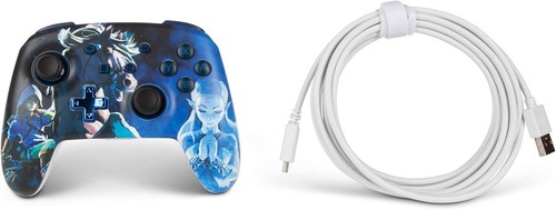 PowerA Enhanced Wireless Controller *ZELDA MIDNIGHT RIDE EDITION* (Switch) New - Picture 12 of 18