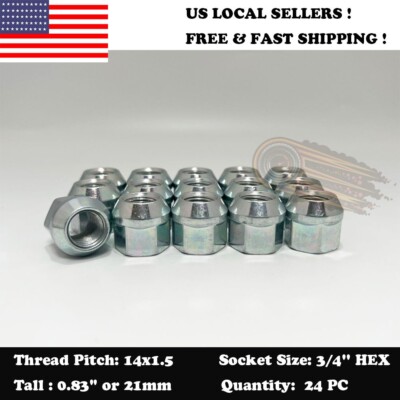 OEM Ford Open End Acorn Lug Nuts 14x1.5