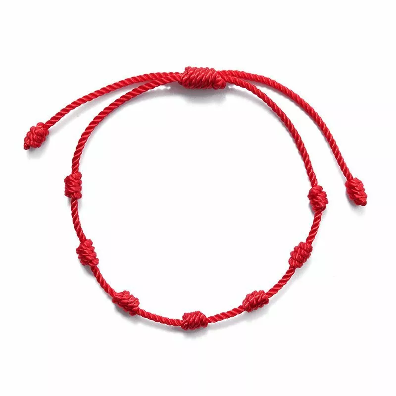 Holiday Sale Lucky Chinese Red String Braided Bracelet Sterling Silver -  GEM+SILVER