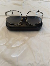 Vintage Christian Dior 2387 Austria Gold Round Eyeglasses FRAMES ONLY 55-16-120