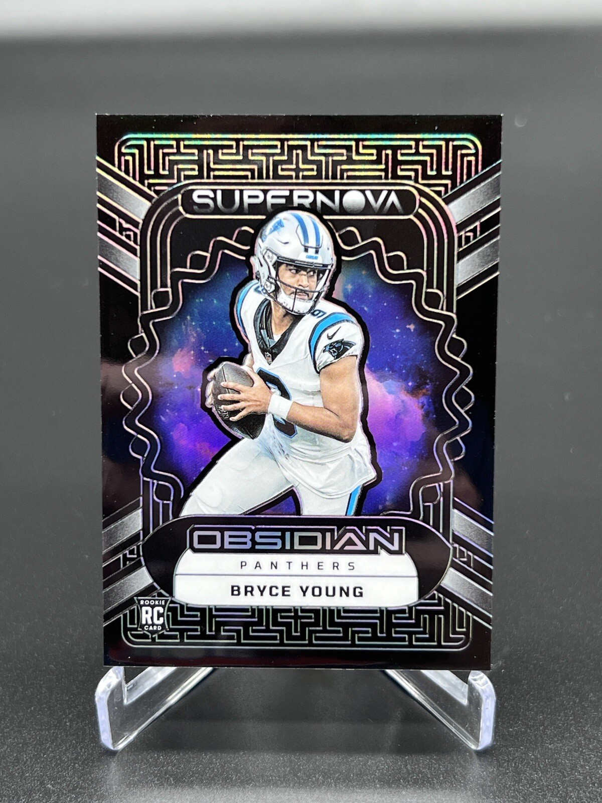 2023 Panini Obsidian Bryce Young Rookie Supernova Electric Etch Panthers  /135