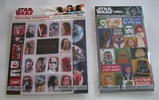 2 Pk. American Greetings Star Wars Stickers - 218 Total - New - 1 Light Damage