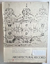 Architectural Record March 1966 - Louis Sullivan, MIT Student Center, Hospital D