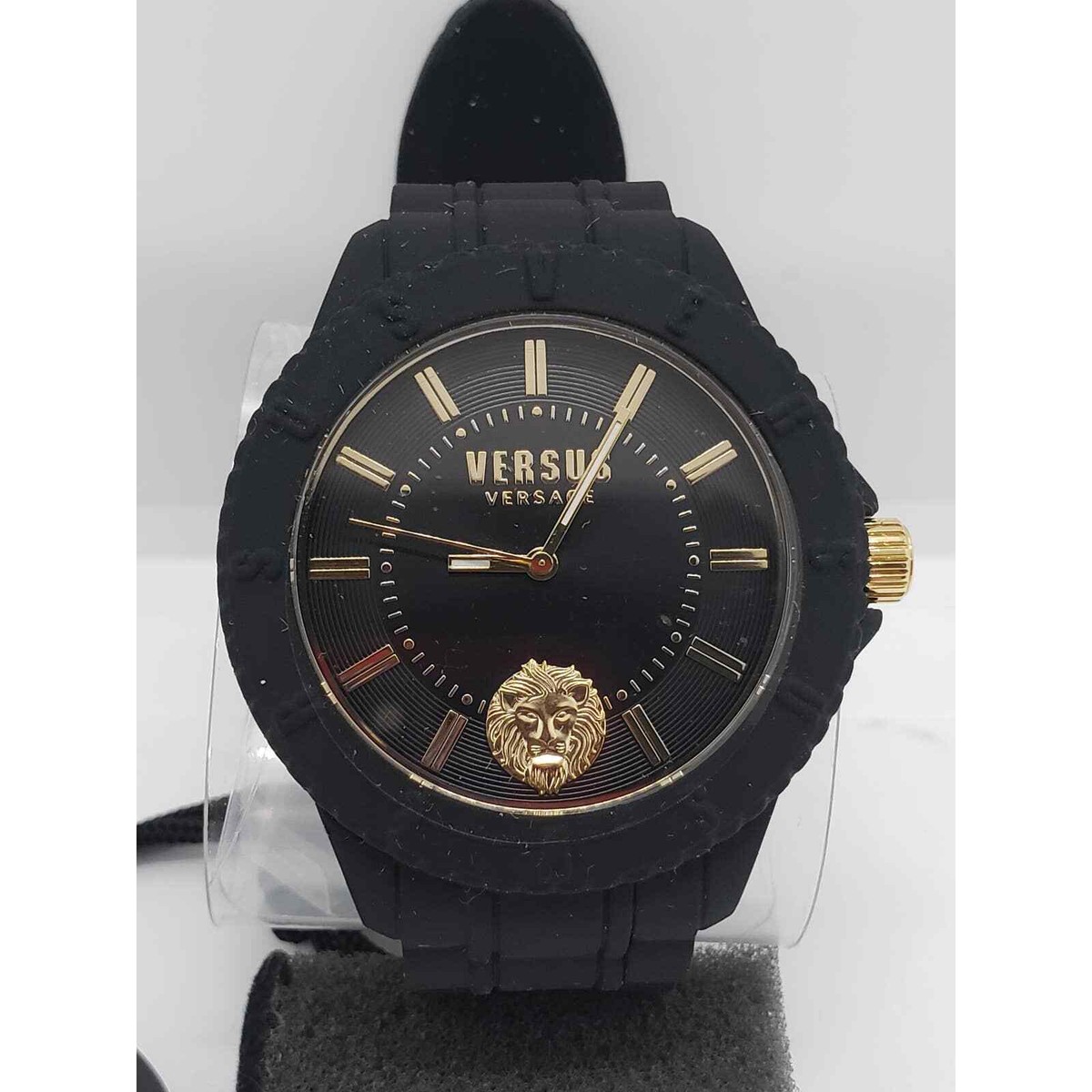 Versus Versace men's dress watch. Large black face Versus Versace men's dress watch. Large black face